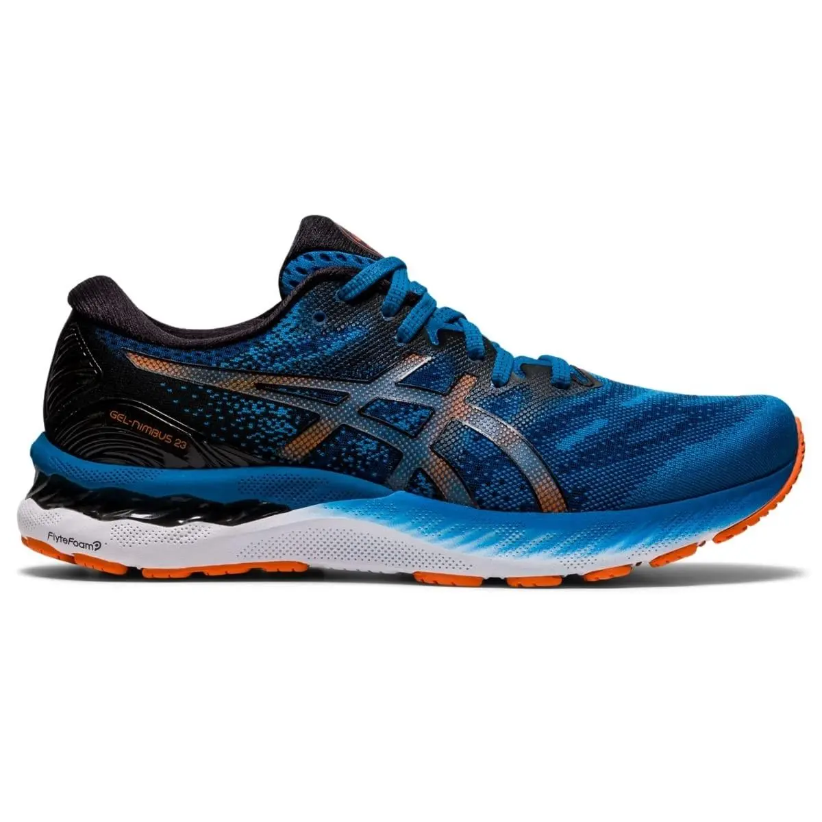 Asics Gel-nimbus(r) 23 Men`s Gel-nimbus R 23 Running Shoes 10 US Reborn Blue/black 160