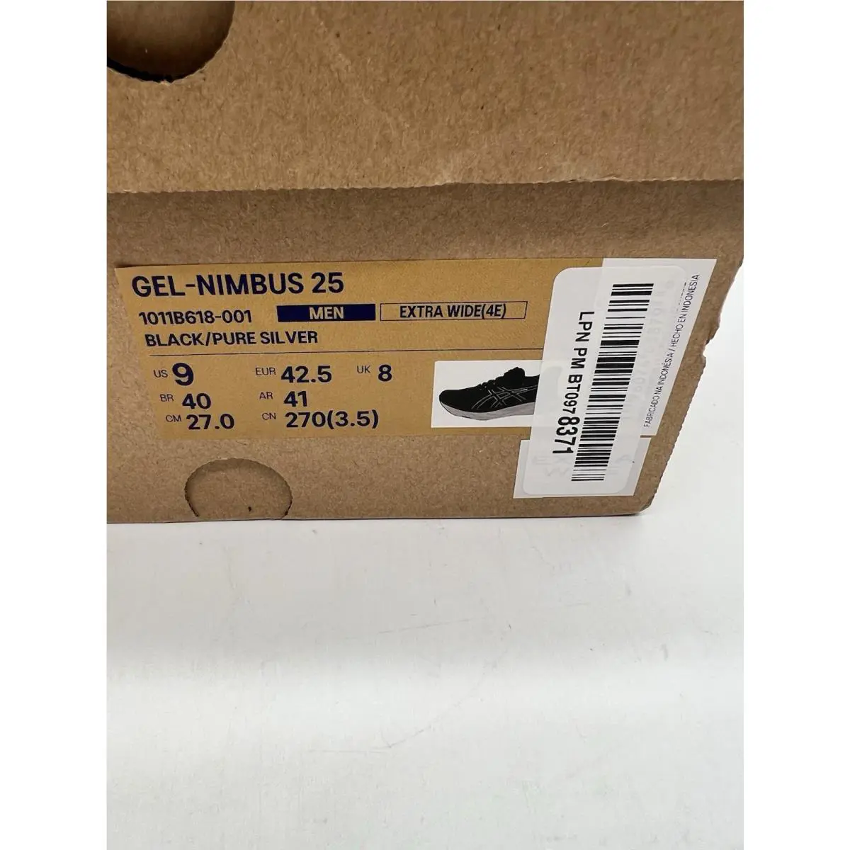 Asics shoes - ASICS GEL-Nimbus 25 - 1011B547 - Black 14