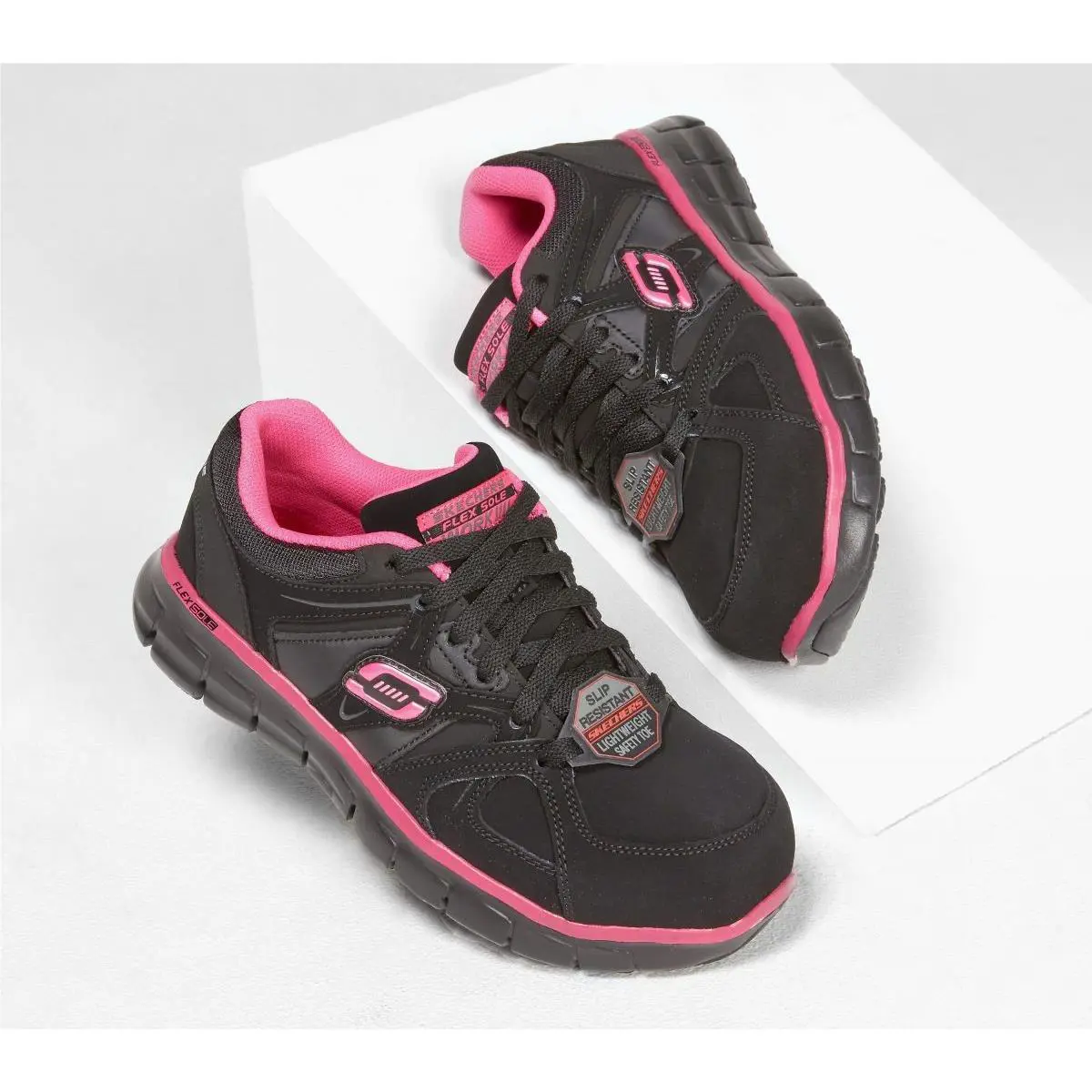 Skechers shoes - 041468160219 - 041468160219 - BLACK/PINK 1