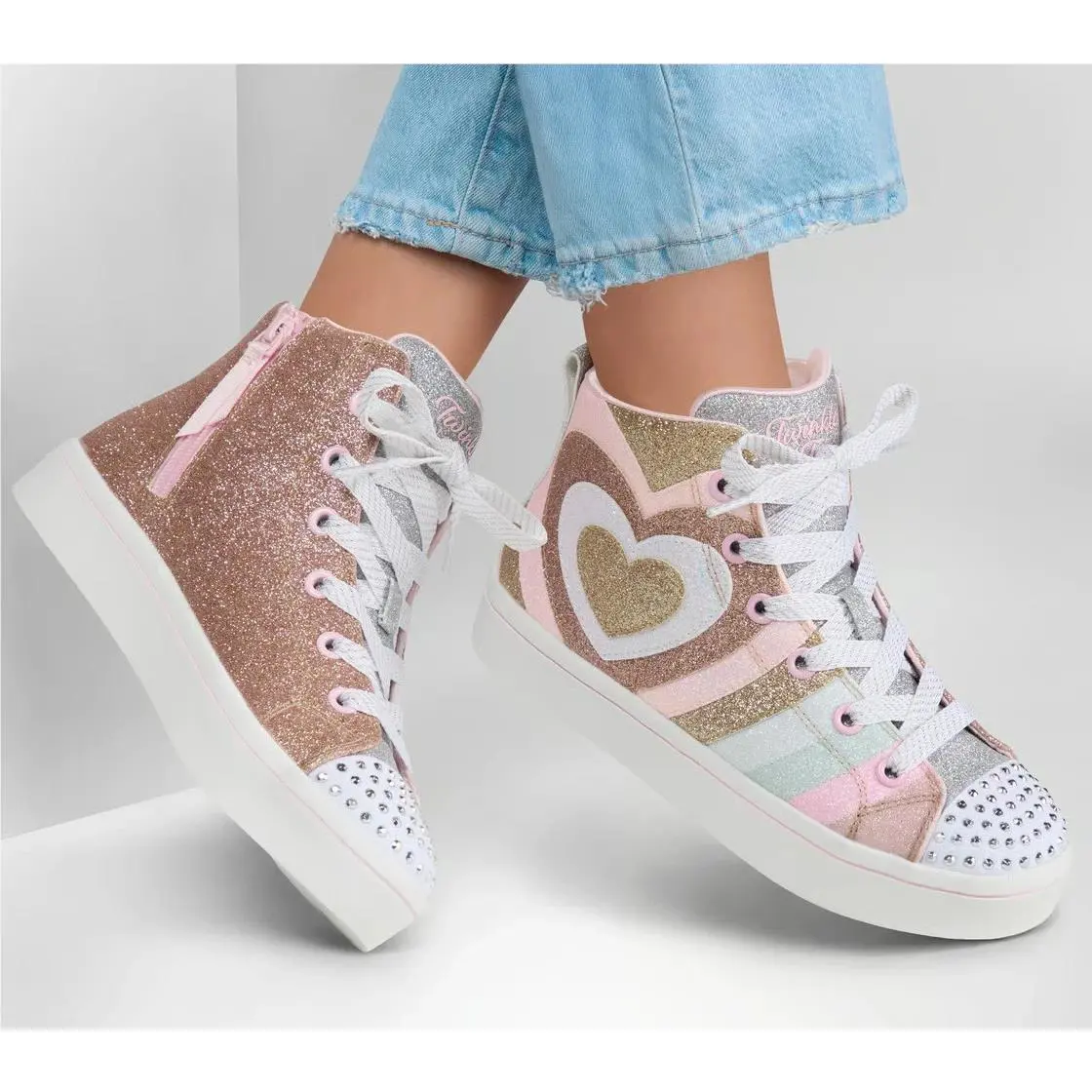 Skechers shoes - 17773/RSGD HI-LITES- Heart Pop Rose Gold - Rose Gold 10