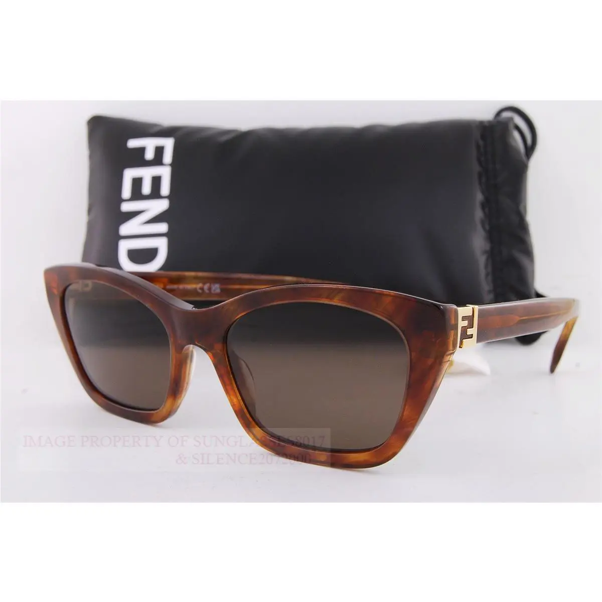 Fendi Sunglasses FE 40205I 53E Havana/brown For Men Women