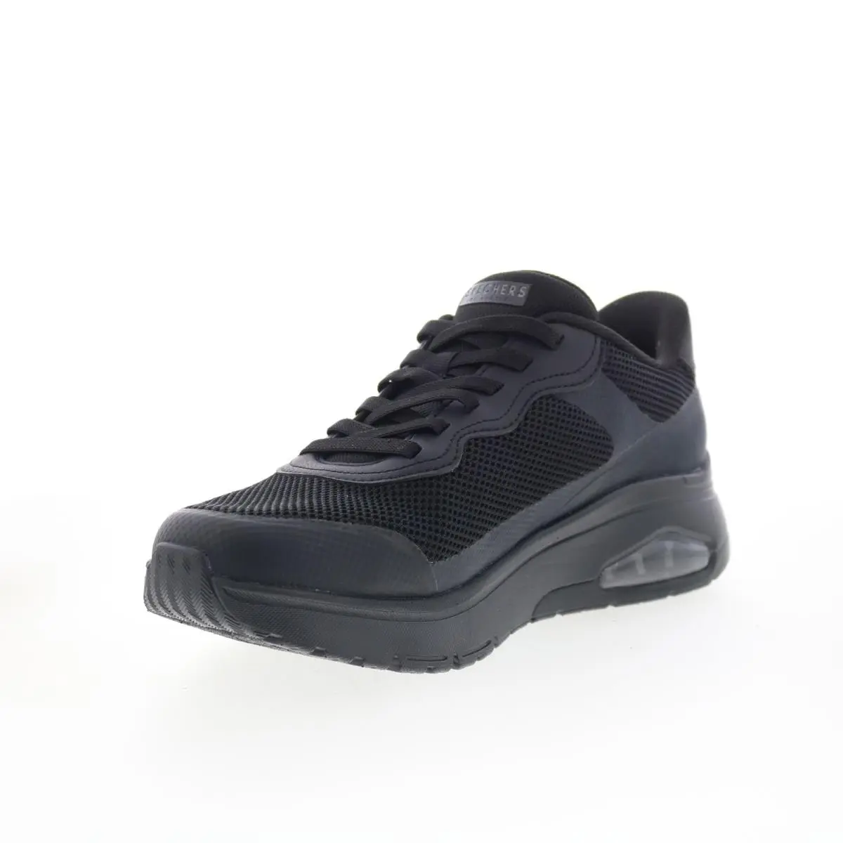 Skechers shoes - Skechers Slip-Ins: UNO Flex - Step N Knit - 183313-BBK - Black 2