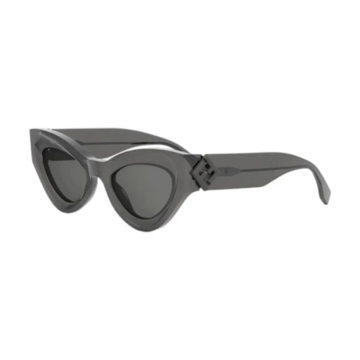FE40146I 20A Grey/smoke 52-20-140 Sunglasses by Fendi