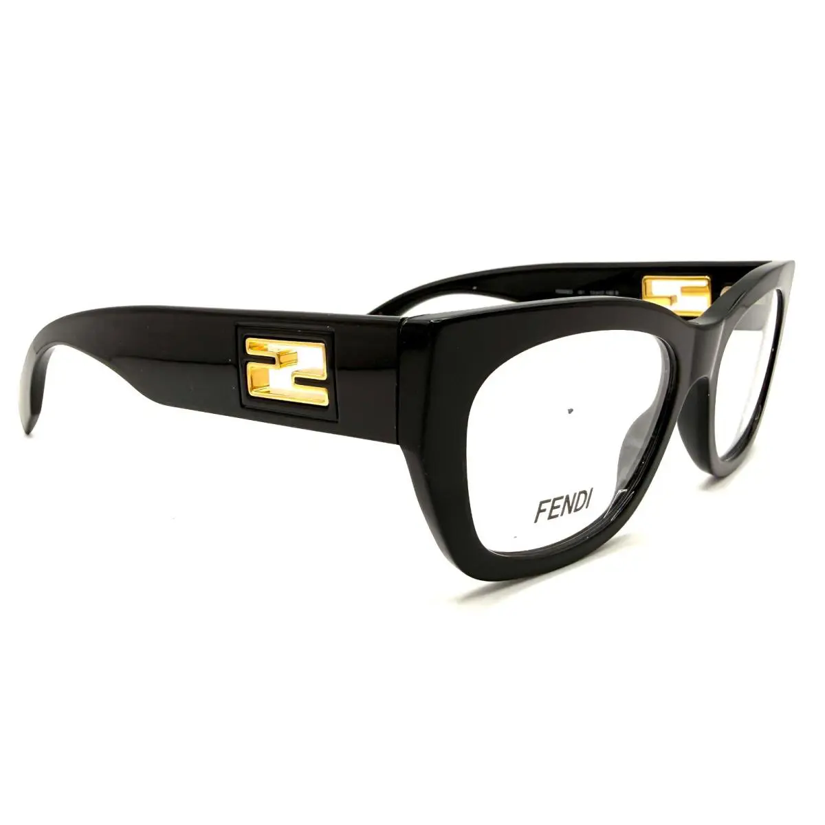 Fendi FE50082I FE 50082I 001 Black Frame Eyeglasses 53-17-140