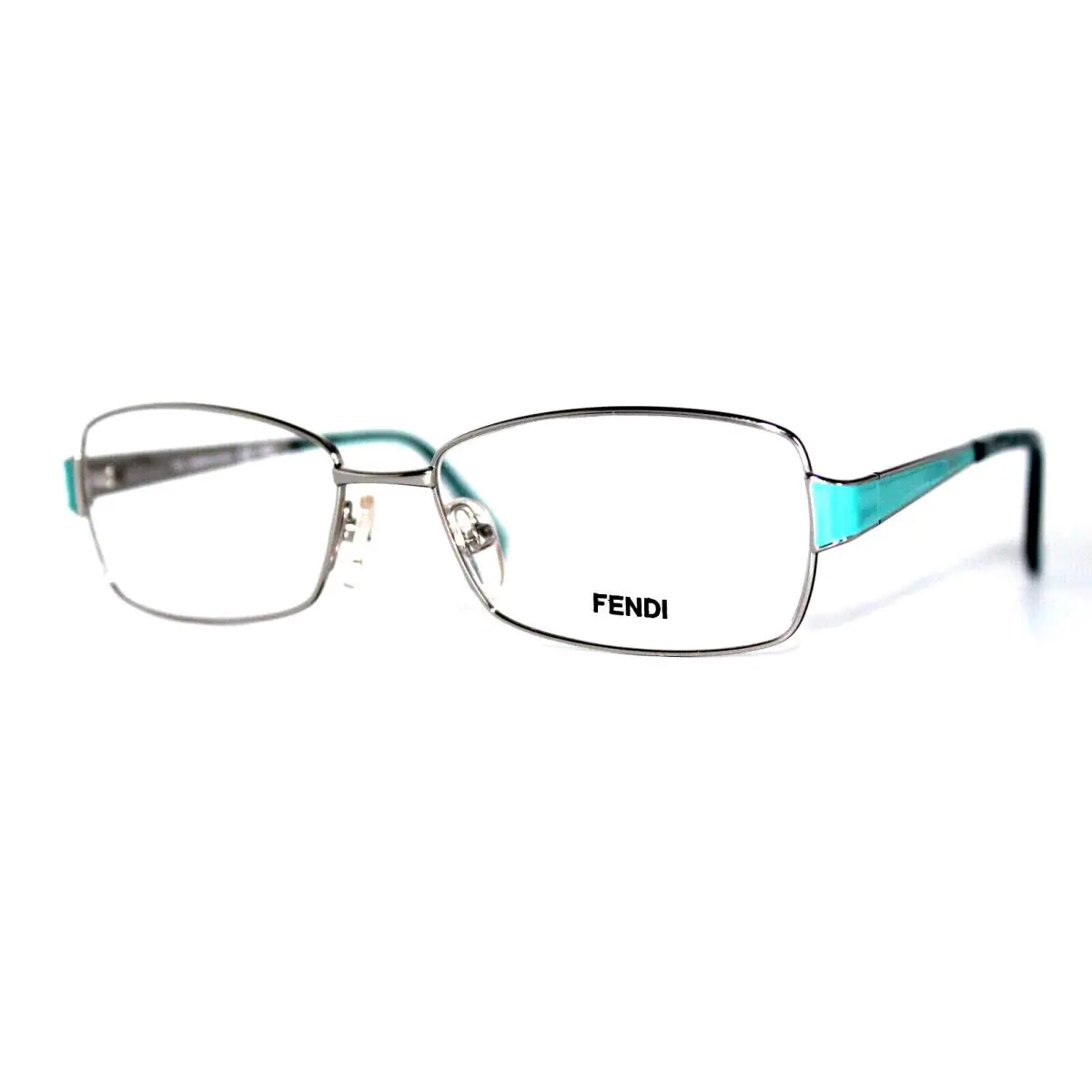 Fendi F1041 045 Silver Eyeglasses Frames 52-15-135MM W/case - Frame: Silver