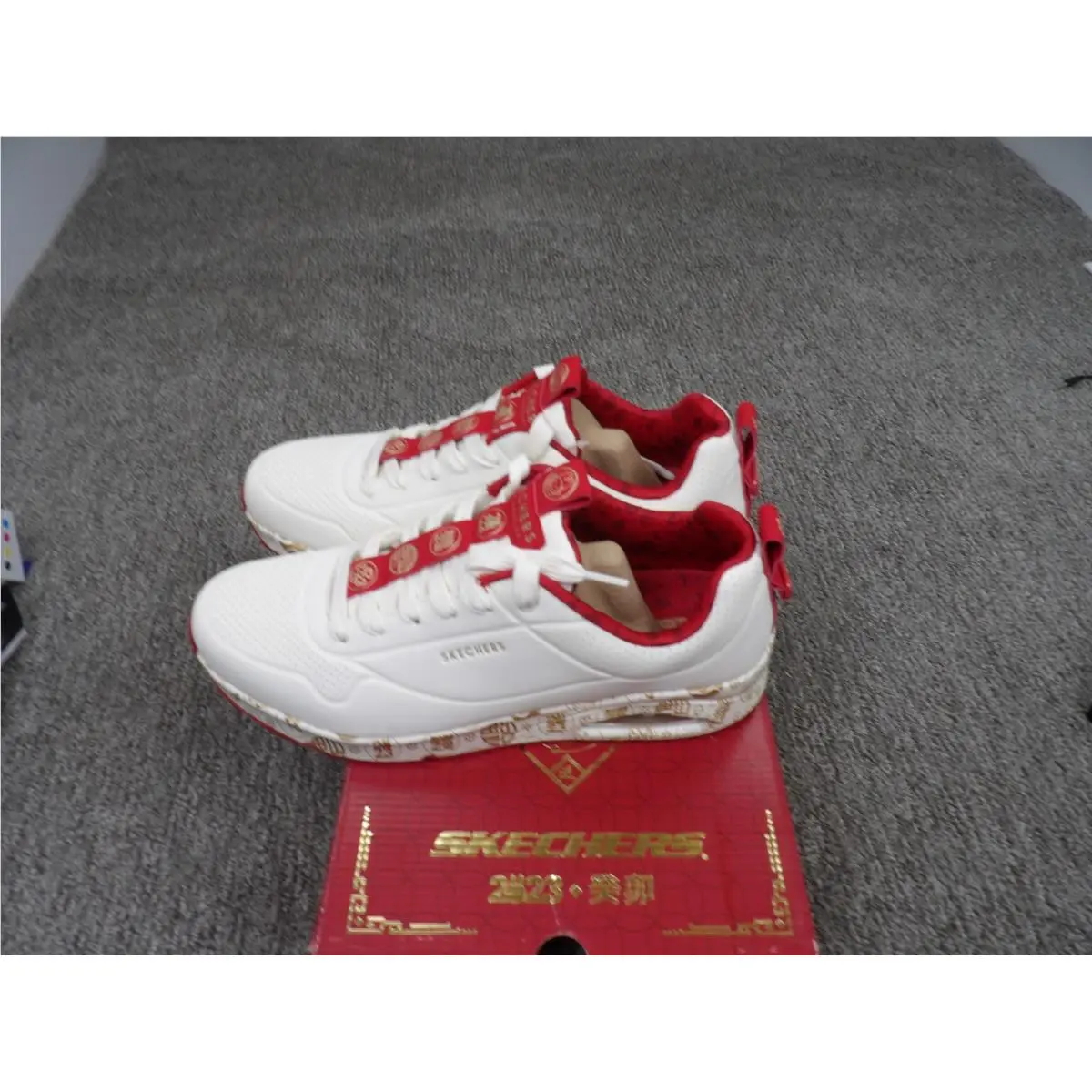 Skechers shoes - 894185INTRD - 894185/INTRD - White, Red, Gold 0