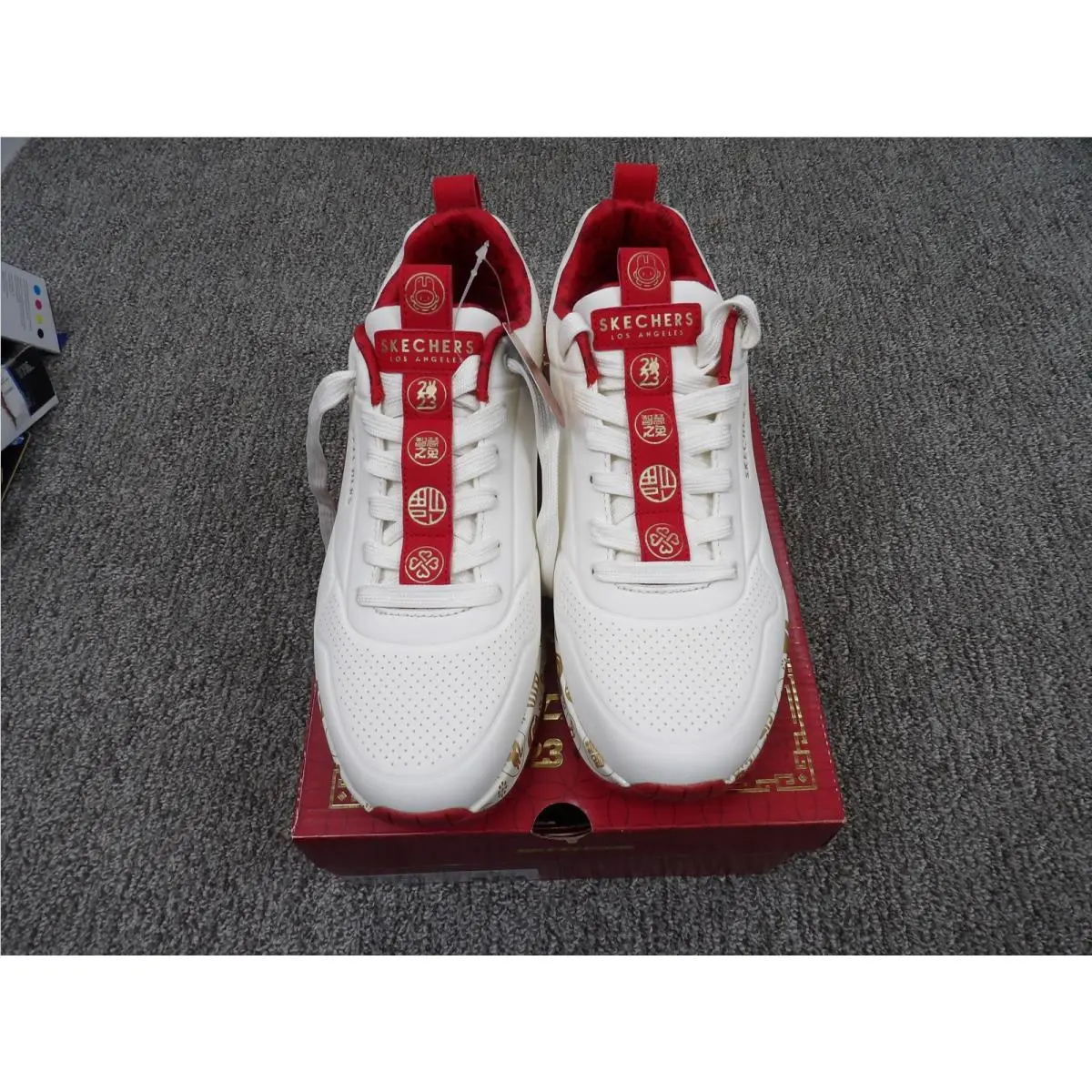 Skechers shoes - 894185INTRD - 894185/INTRD - White, Red, Gold 3