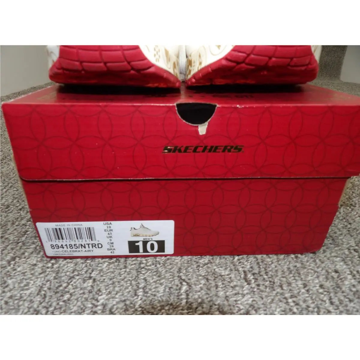 Skechers shoes - 894185INTRD - 894185/INTRD - White, Red, Gold 4
