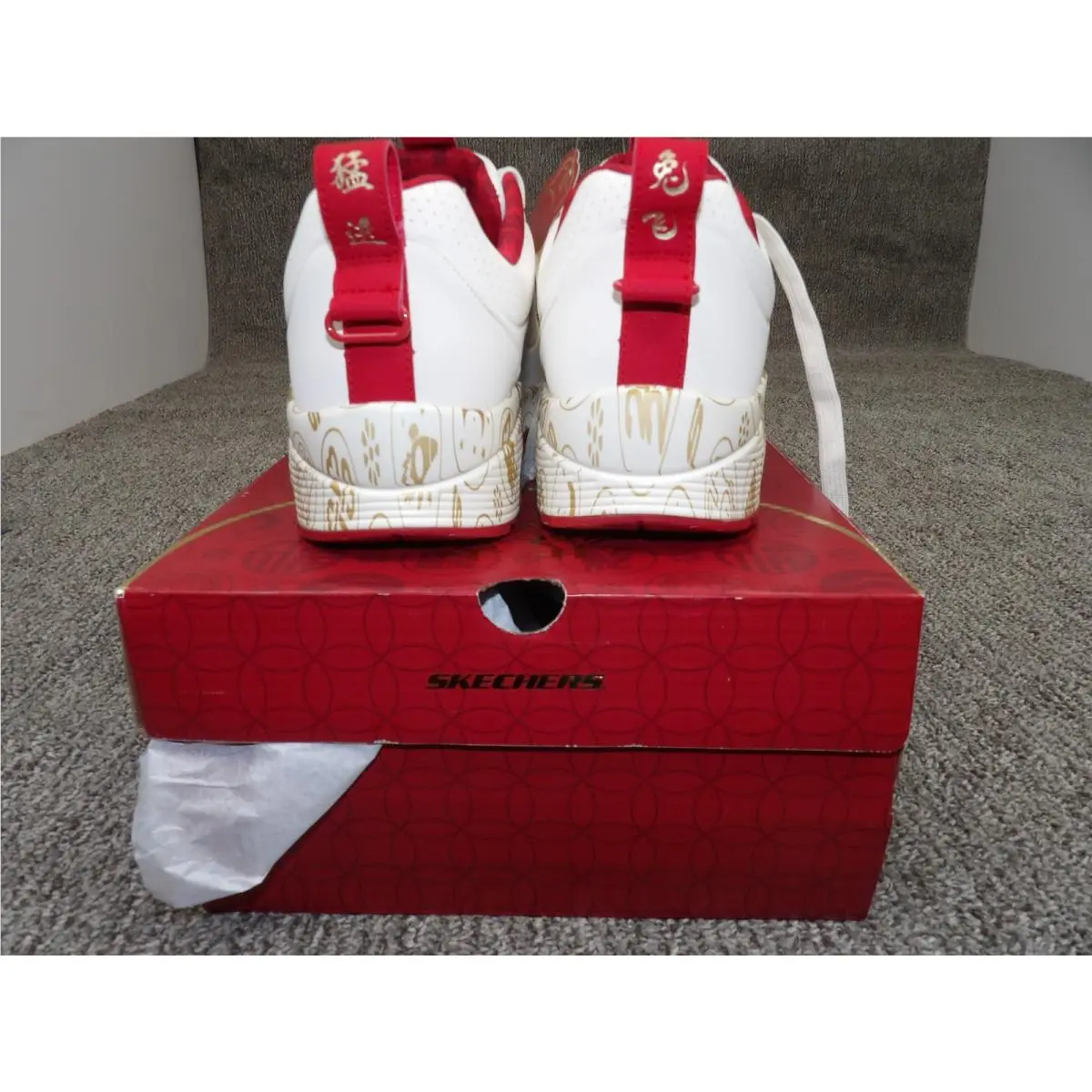 Skechers shoes - 894185INTRD - 894185/INTRD - White, Red, Gold 6
