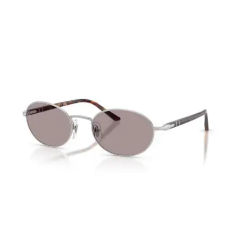 Persol 0PO1018S 102153 Silver/violet Oval Shaped 55mm Women`s Sunglasses