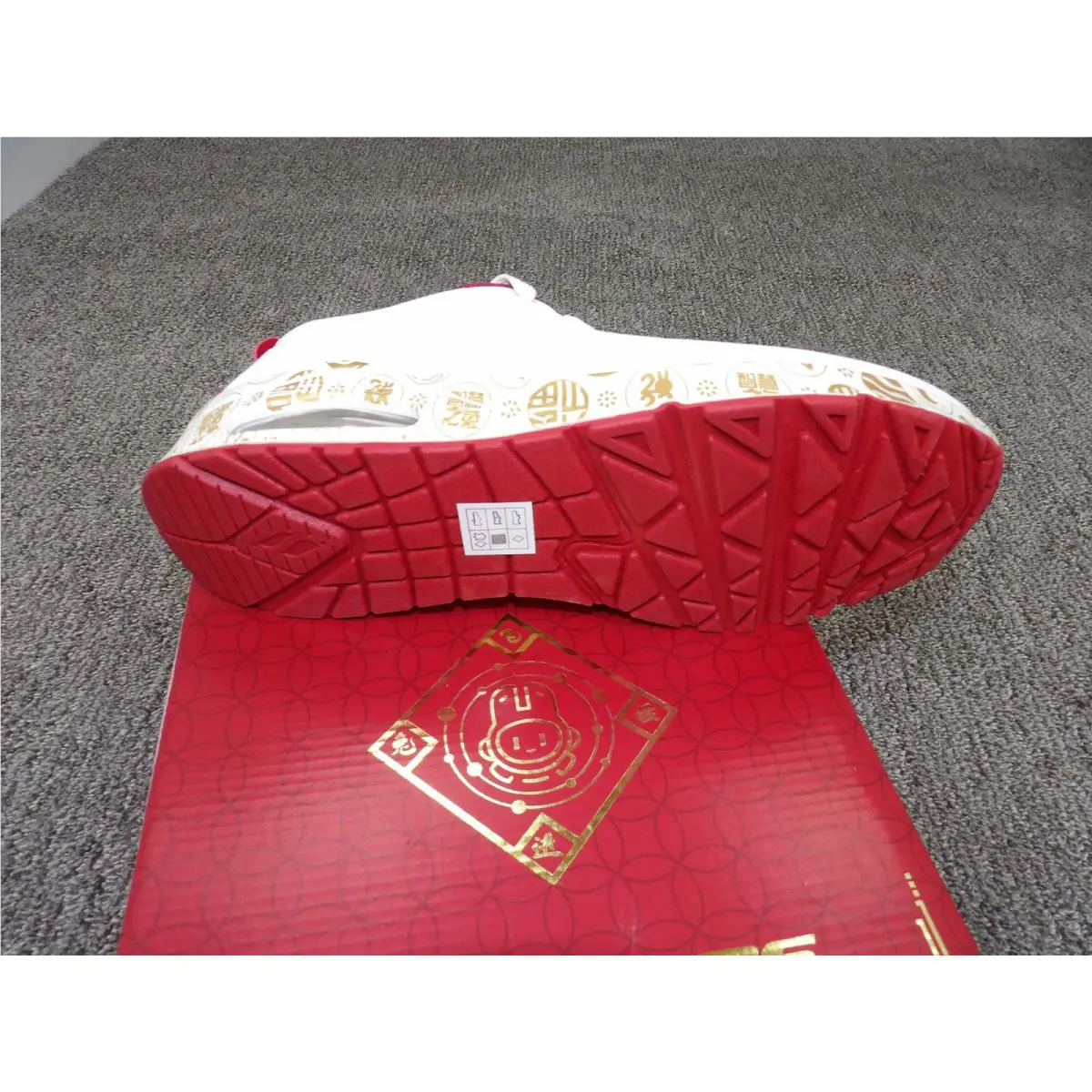 Skechers shoes - Skechers Celebrat-Airy - 894185/NTRD - White, Red, Gold 4