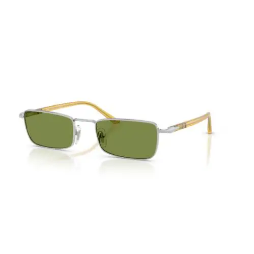 Persol 0PO1025S 518/4E Silver/green 57mm Mens Sunglasses