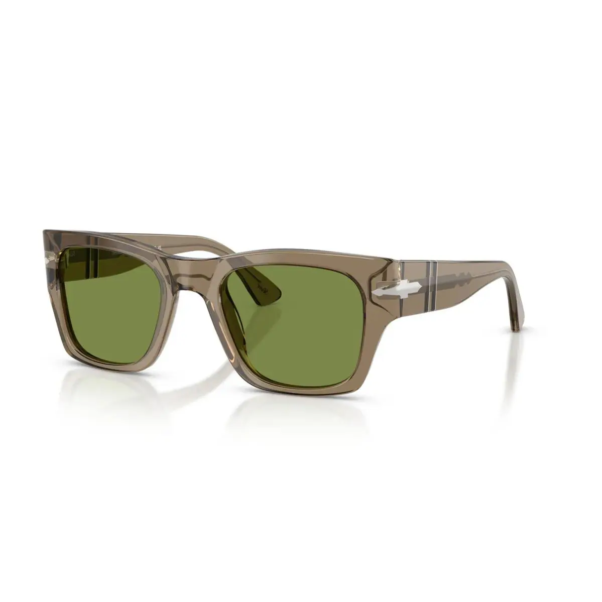 Persol PO 3384S Transparent Brown/green 12284E Sunglasses