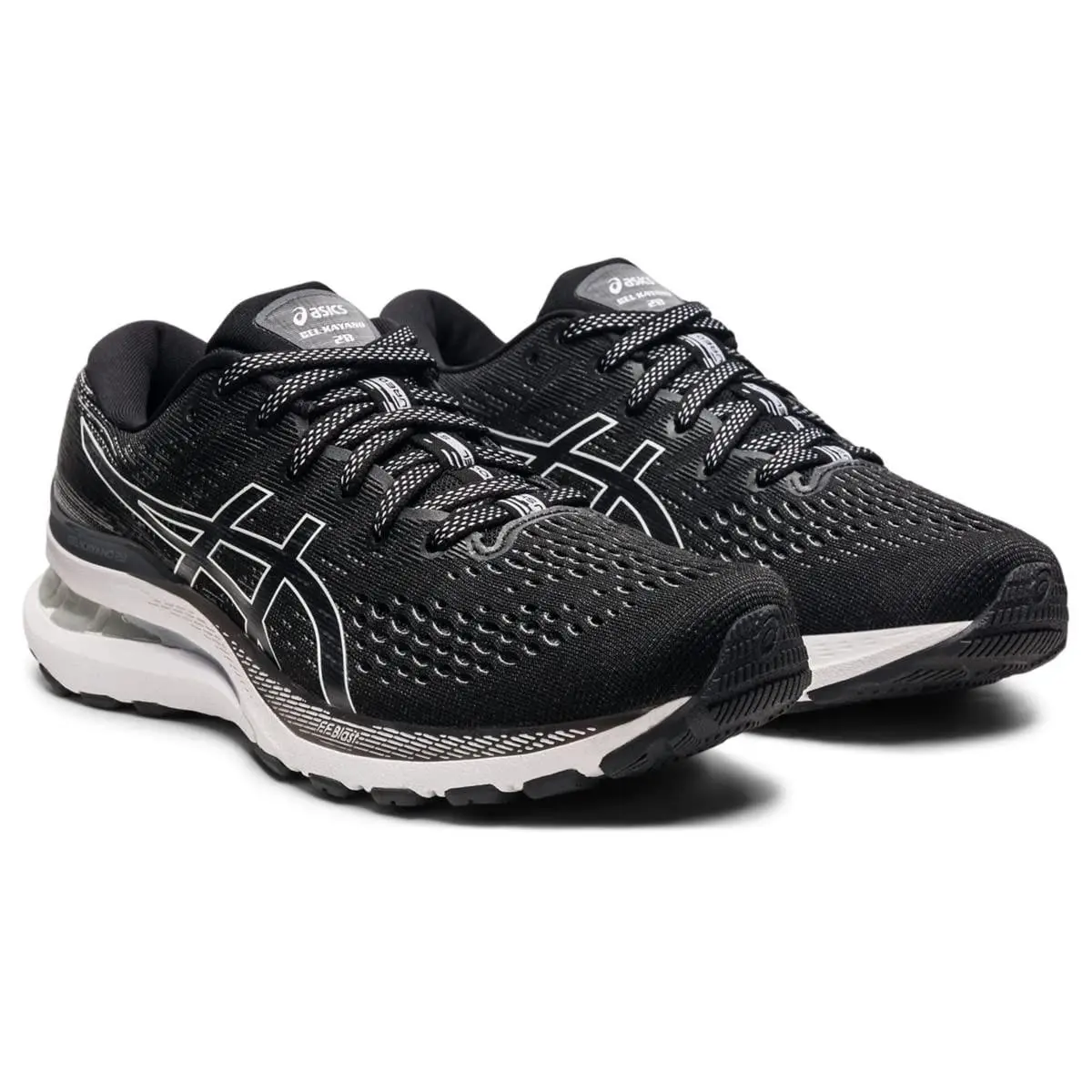 Size 8 - Asics Women`s Gel-kayano R 28 Black/white D - Wide 1012B046-003