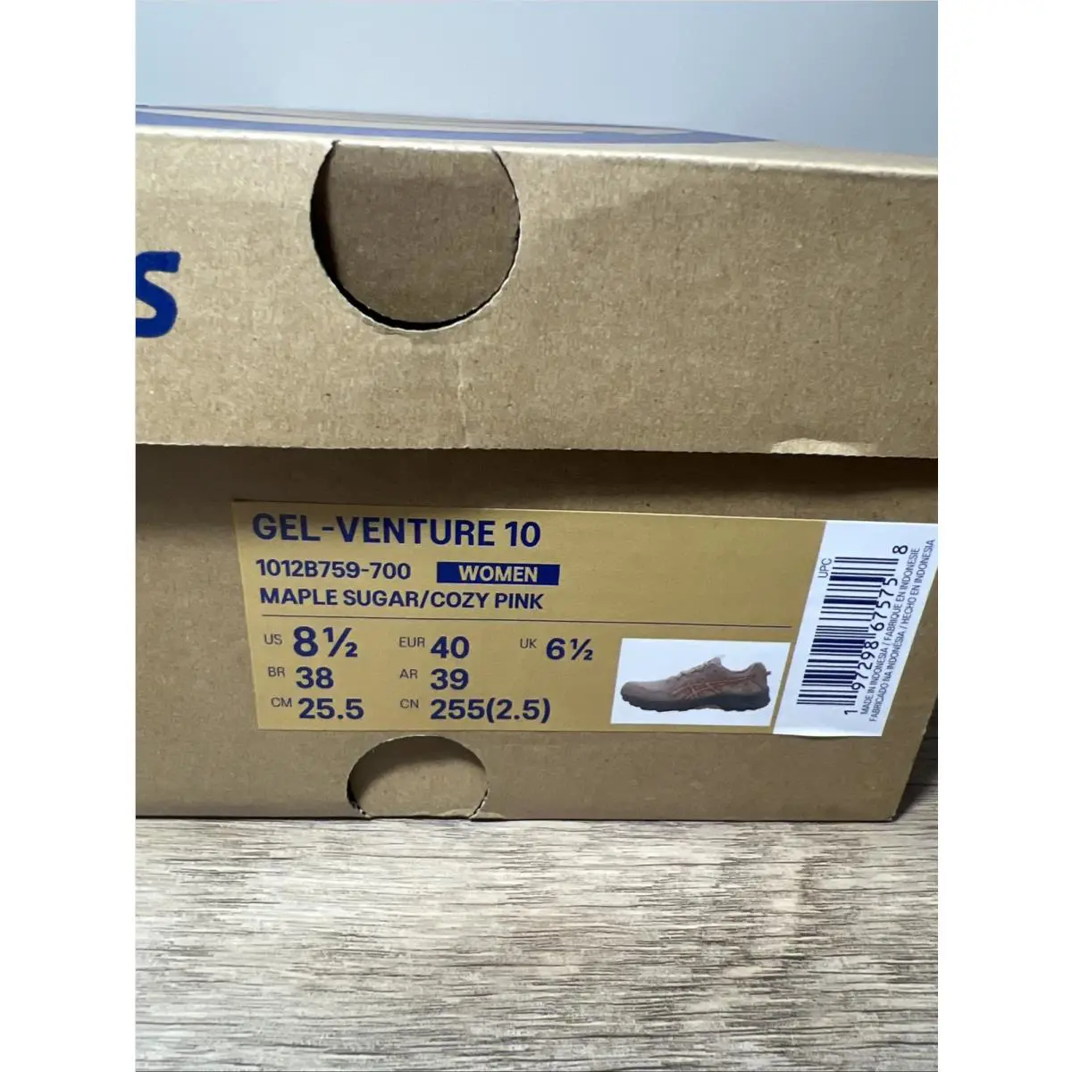 Asics shoes - ASICS GEL-Venture - 1012B759-700 - MAPLE SUGAR/COZY PINK 5