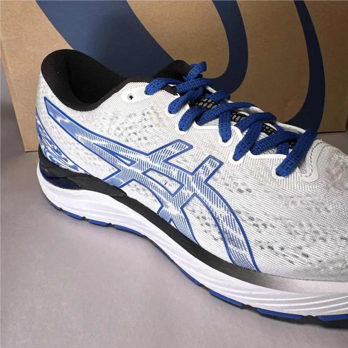Asics shoes - ASICS GEL-Cumulus 23 - White/Tuna Blue 9