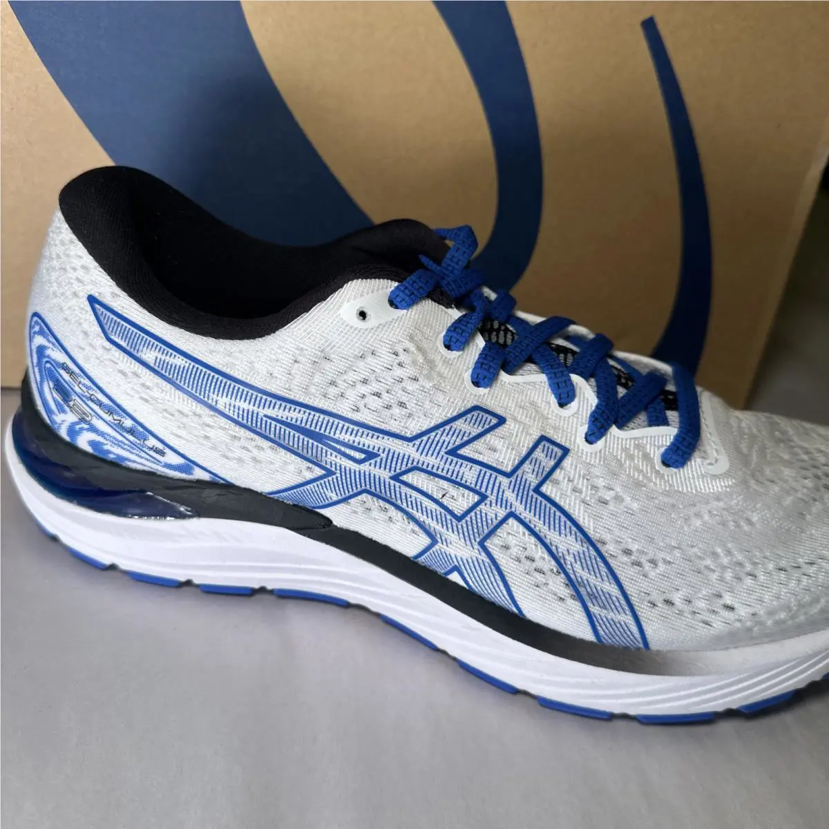 Asics shoes - ASICS GEL-Cumulus 23 - White/Tuna Blue 1