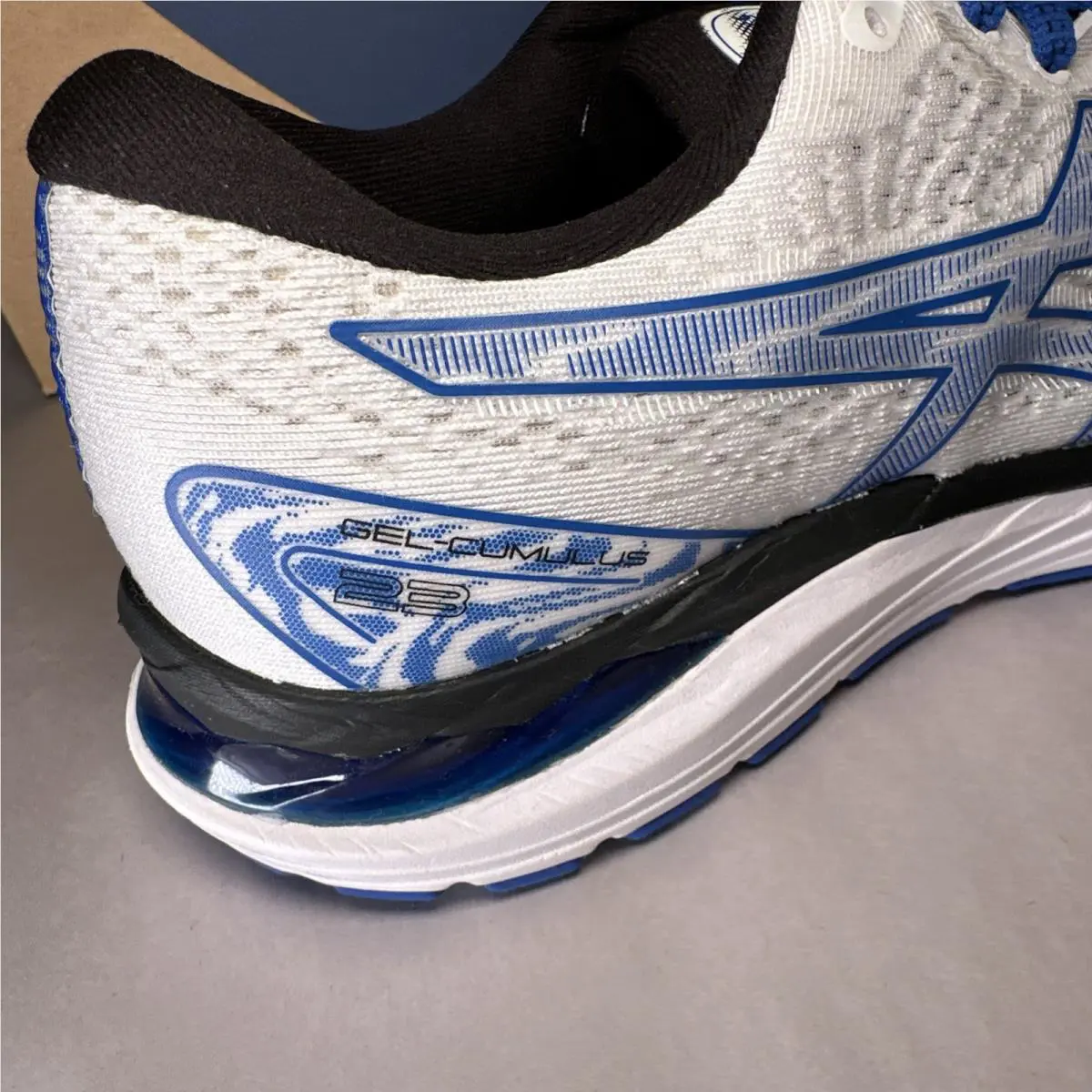 Asics shoes - ASICS GEL-Cumulus 23 - White/Tuna Blue 2