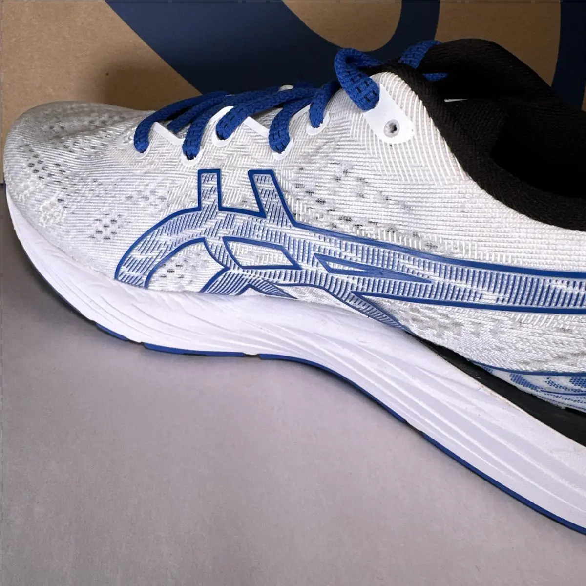 Asics shoes - ASICS GEL-Cumulus 23 - White/Tuna Blue 4