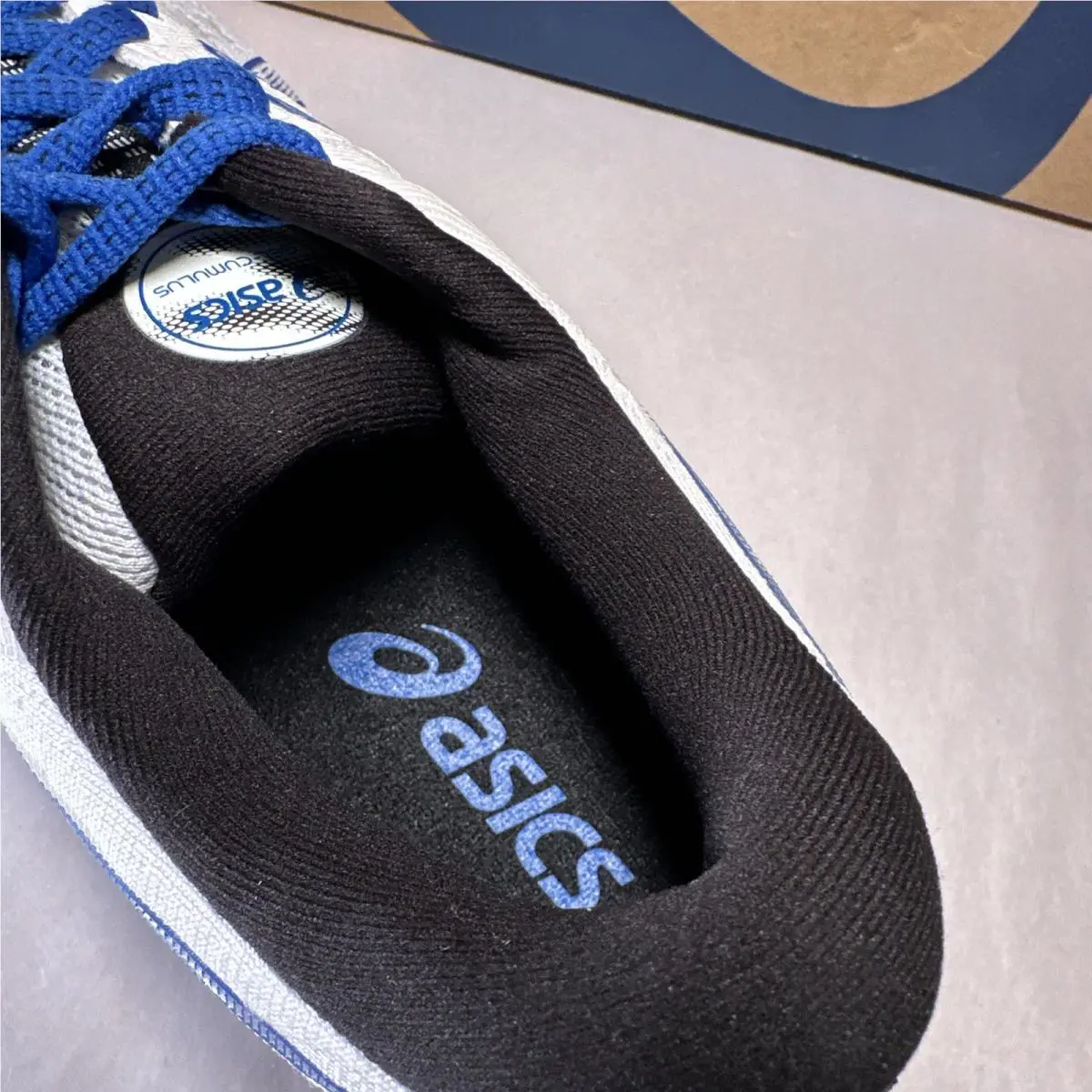 Asics shoes - ASICS GEL-Cumulus 23 - White/Tuna Blue 5