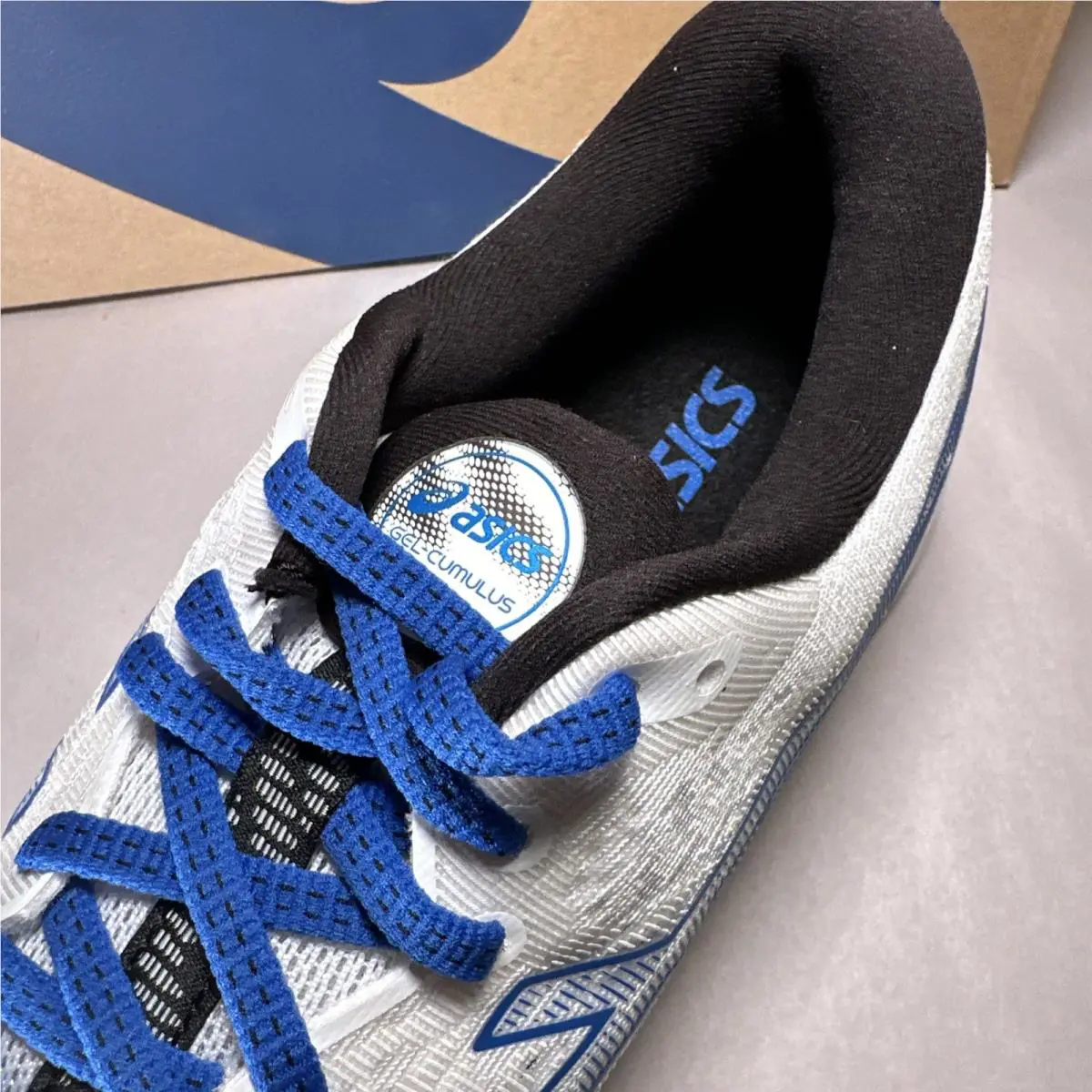Asics shoes - ASICS GEL-Cumulus 23 - White/Tuna Blue 6