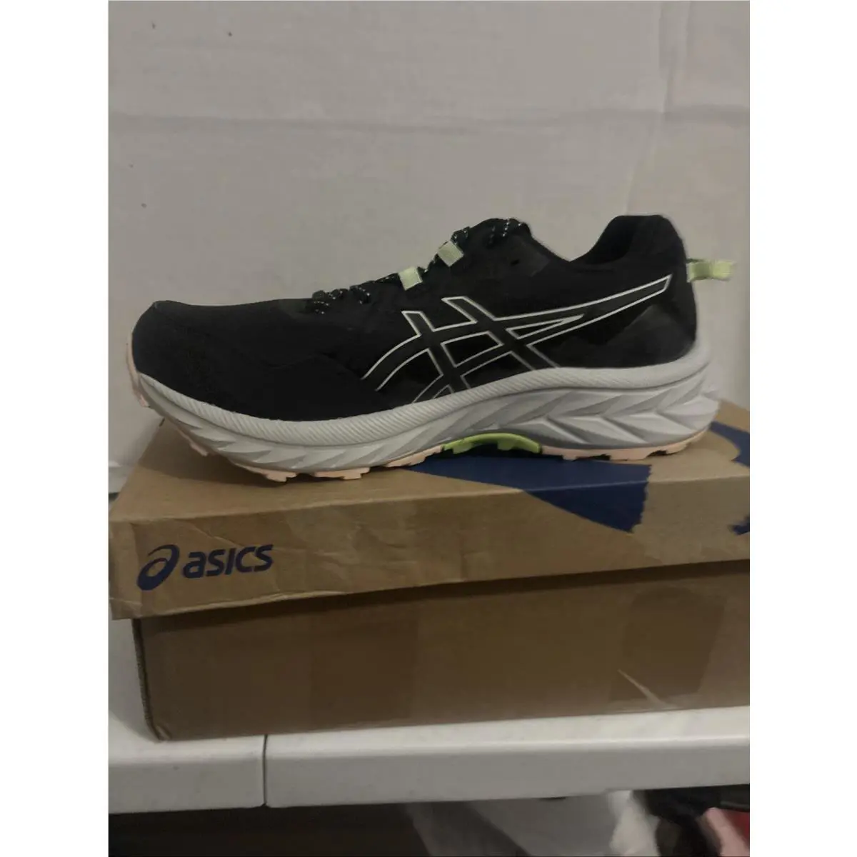 Asics shoes - ASICS GEL-Venture - 1012B759-003 - BLACK/WHISPER GREEN 8