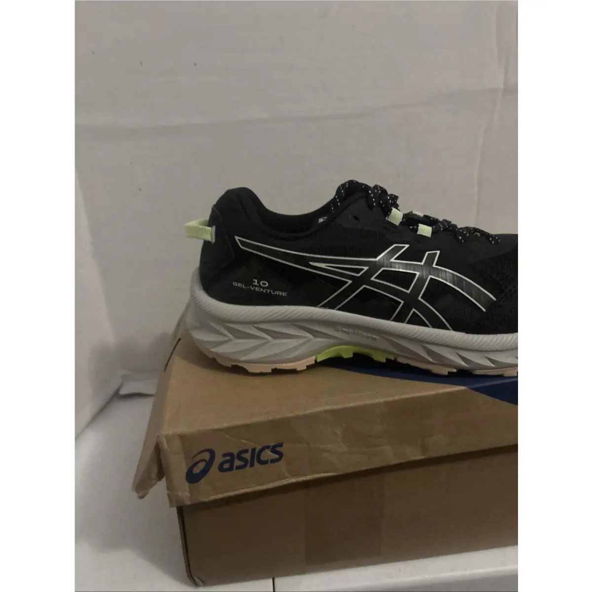 Asics shoes - ASICS GEL-Venture - 1012B759-003 - BLACK/WHISPER GREEN 12