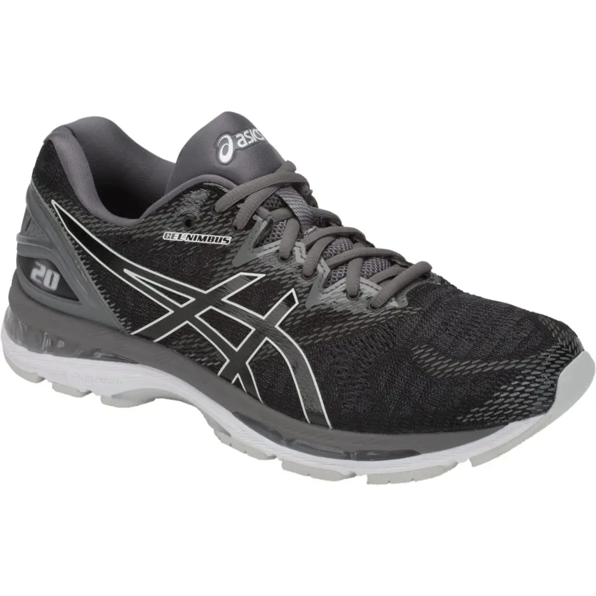 Asics Men`s Gel-nimbus 20 Running Shoes Black/carbon Size 12.5 Us/ EU 47