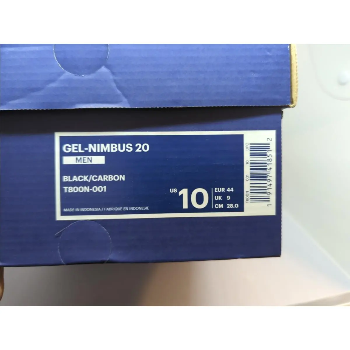 Asics shoes - Gel Nimbus 20 - Gel Nimbus - T800N-001 - Black (UPC: 191497418512) 9