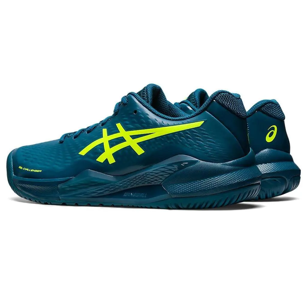 Asics Men`s Gel-challenger 14 Shoes Restful Teal/safety Yellow Size 9.5 US