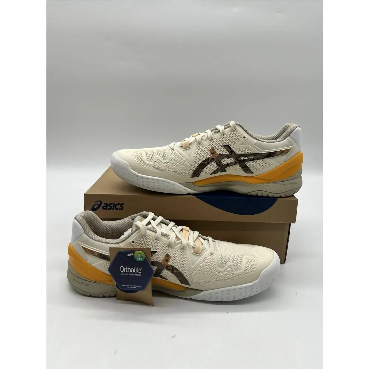 Asics shoes - Asics Gel Resolution 8 - Gel Resolution - 1041A220-101 - Cream Putty 1