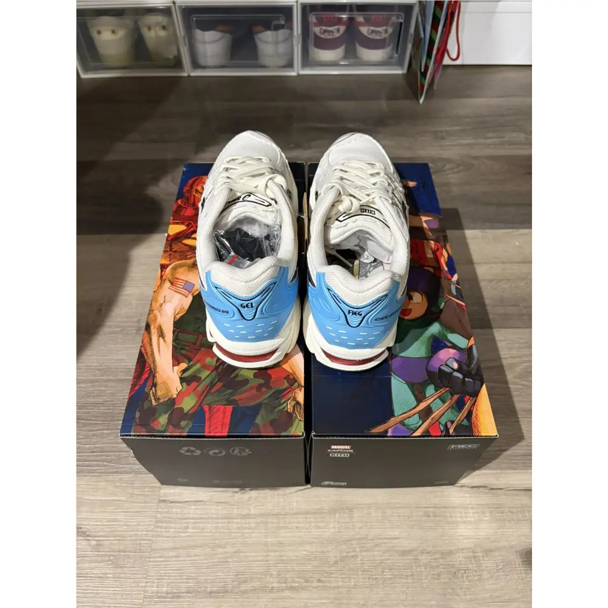 Asics shoes - Marvel vs. Capcom x Kith x ASICS Gel Kayano 14 - 1203B011-100 - Ivory, Manufacturer: Coconut Milk/Black 0