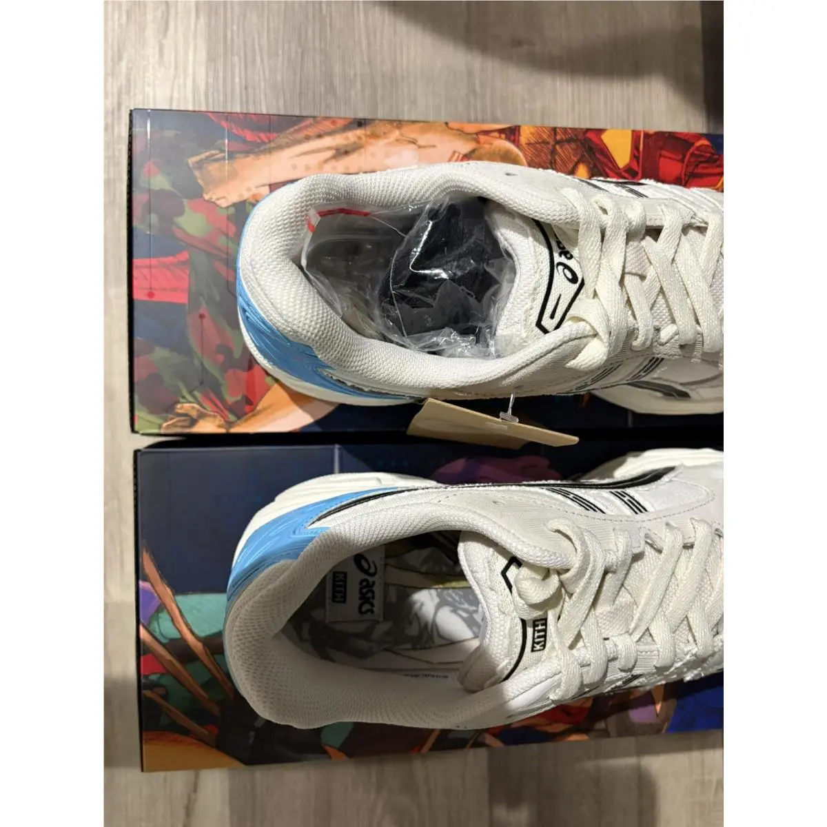 Asics shoes - Marvel vs. Capcom x Kith x ASICS Gel Kayano 14 - 1203B011-100 - Ivory, Manufacturer: Coconut Milk/Black 3