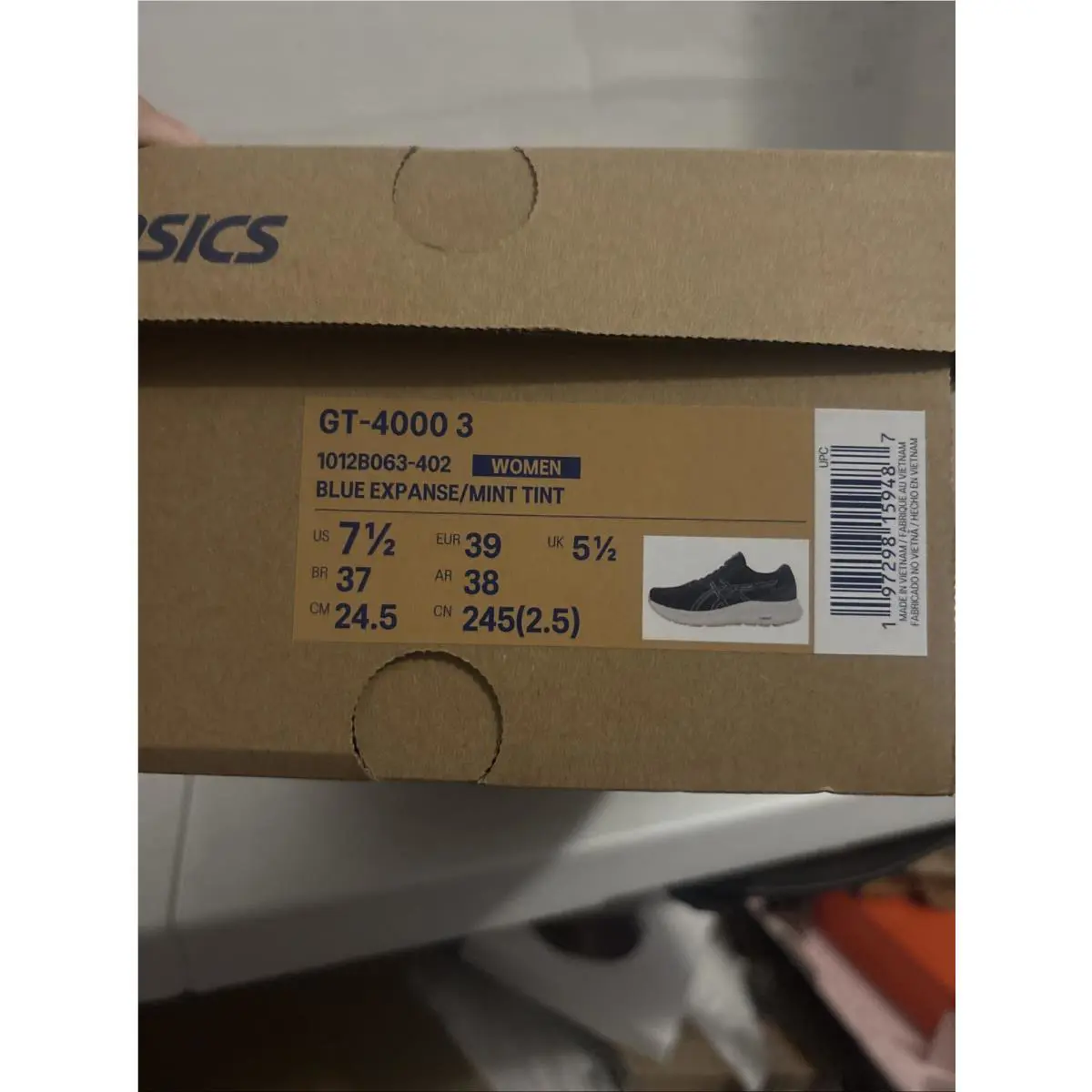 Asics shoes - ASICS GT-4000 - Blue (UPC: 197298159487) 0