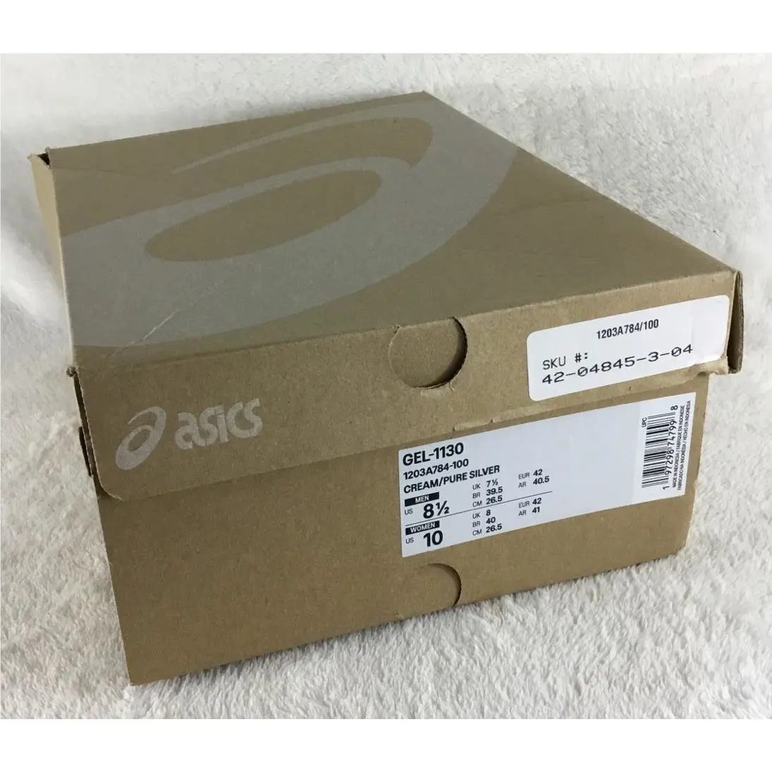 Asics shoes - ASICS Gel 1130 - Gel - 1203A784-100 - Cream / Silver 9