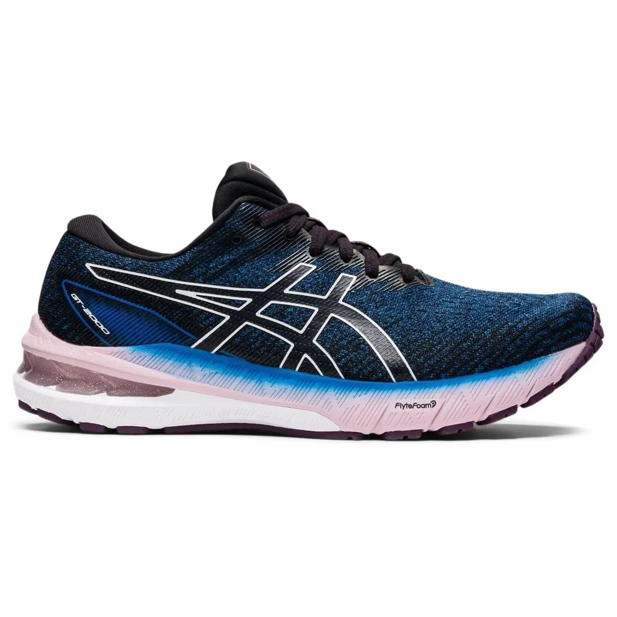 Asics Women`s GT-2000 10 Running Shoes 8 US Lake Drive/white-rare Model Color