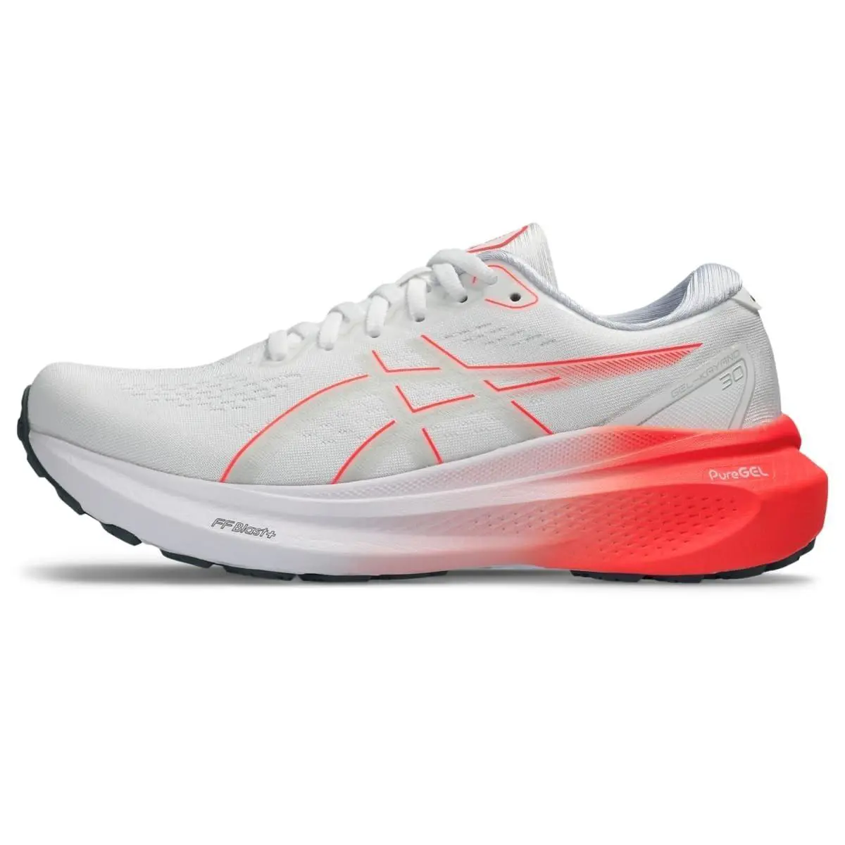 Asics shoes - ASICS GEL-Kayano 30 - White/Sunrise RED 0