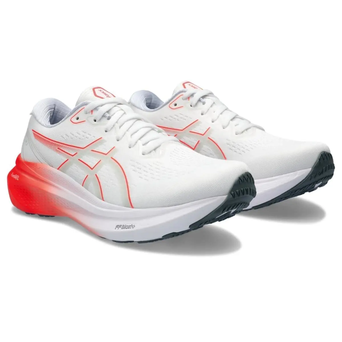 Asics shoes - ASICS GEL-Kayano 30 - White/Sunrise RED 2