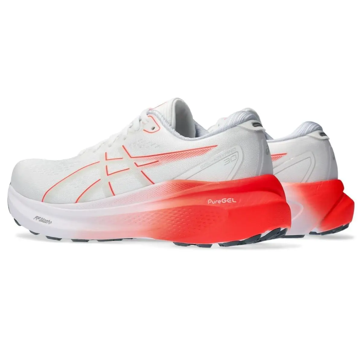 Asics shoes - ASICS GEL-Kayano 30 - White/Sunrise RED 3