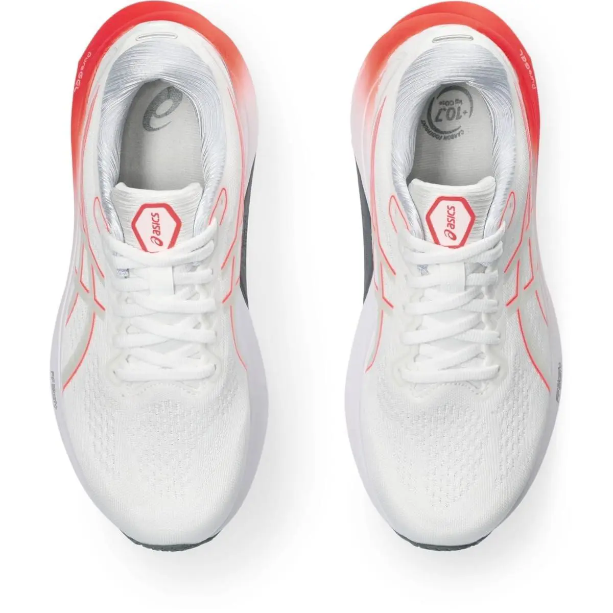 Asics shoes - ASICS GEL-Kayano 30 - White/Sunrise RED 5