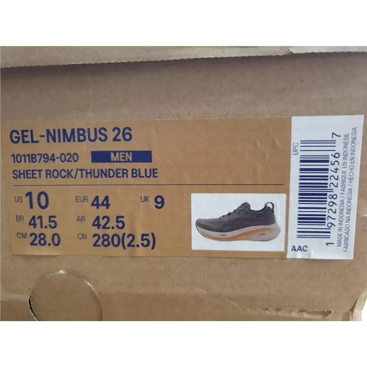Asics shoes - ASICS Gel Nimbus - Gel Nimbus - 1011B794-020 - Gray (UPC: 197298224567) 7