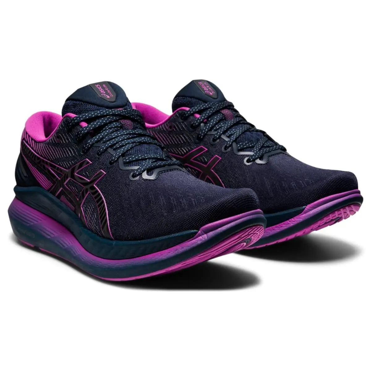 Asics Women`s Glideride 2 Lite-show Running Shoes French Blue/lite-show Size 8.5