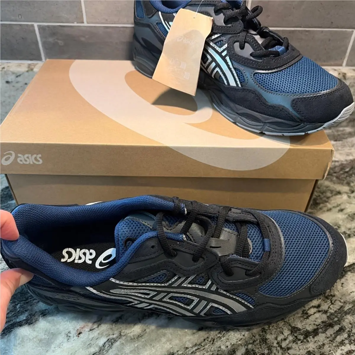 Asics shoes - ASICS Gel-NYC - 1203A383-404 - Independence Blue/Pure Silver (UPC: 0199023013897) 0