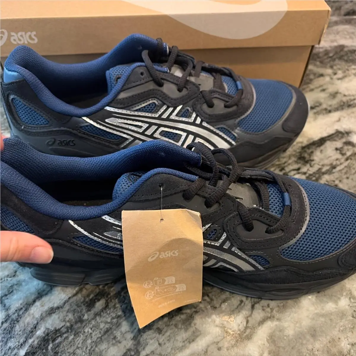 Asics shoes - ASICS Gel-NYC - 1203A383-404 - Independence Blue/Pure Silver (UPC: 0199023013897) 1