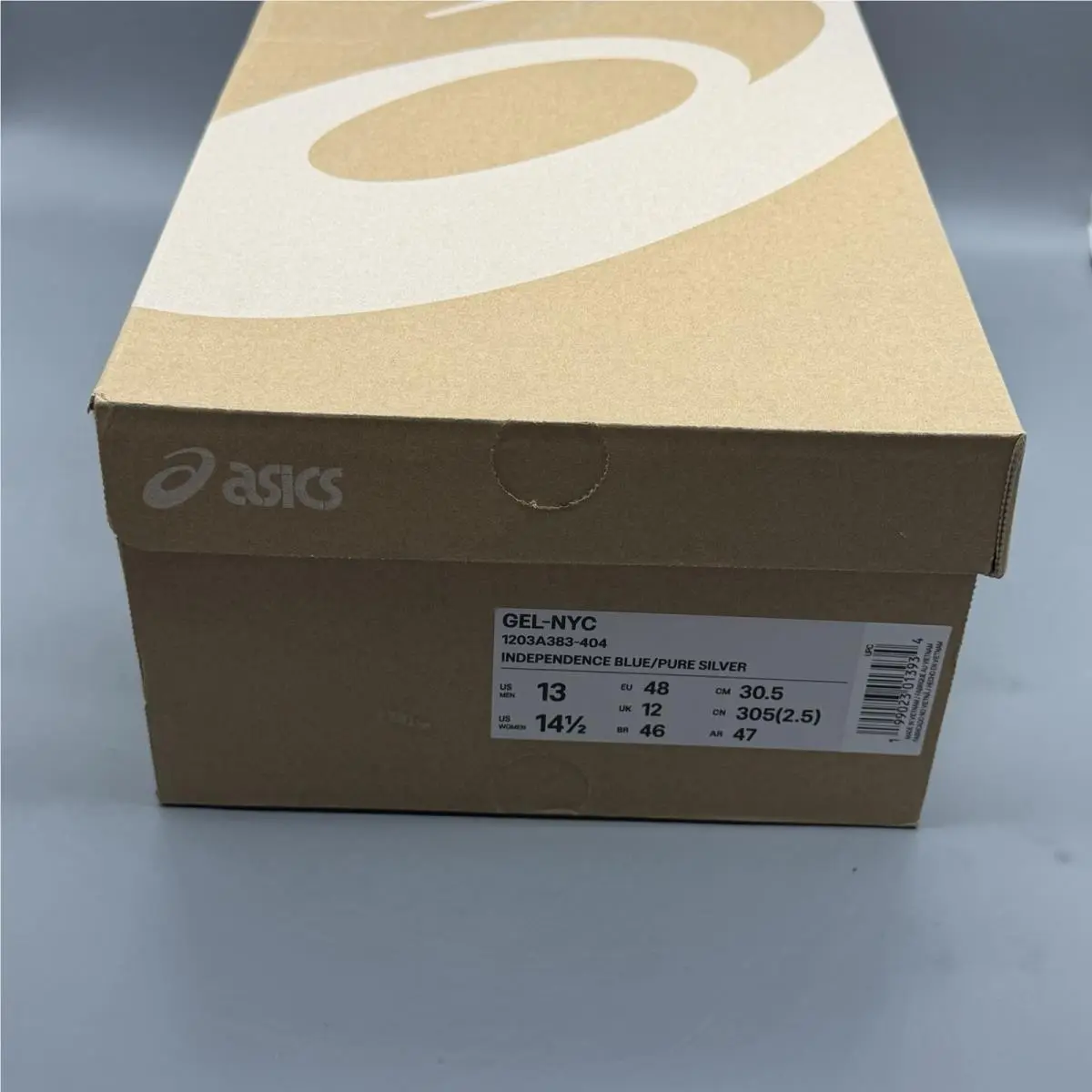 Asics shoes - ASICS Gel-NYC - 1203A383-404 - Independence Blue/Pure Silver (UPC: 0199023013934) 12
