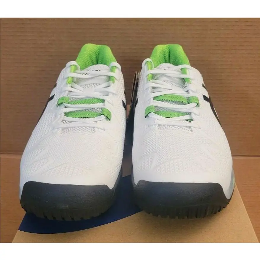 Asics shoes - ASICS Gel-Resolution 8 - 1041A079-105 - White/Green Gecko (UPC: 194851863751) 0