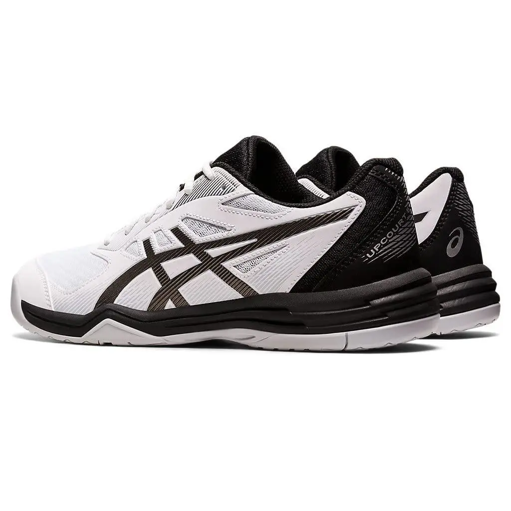 Asics Men`s Upcourt 5 Volleyball Shoes White/gunmetal Size 7 US/6 UK - White