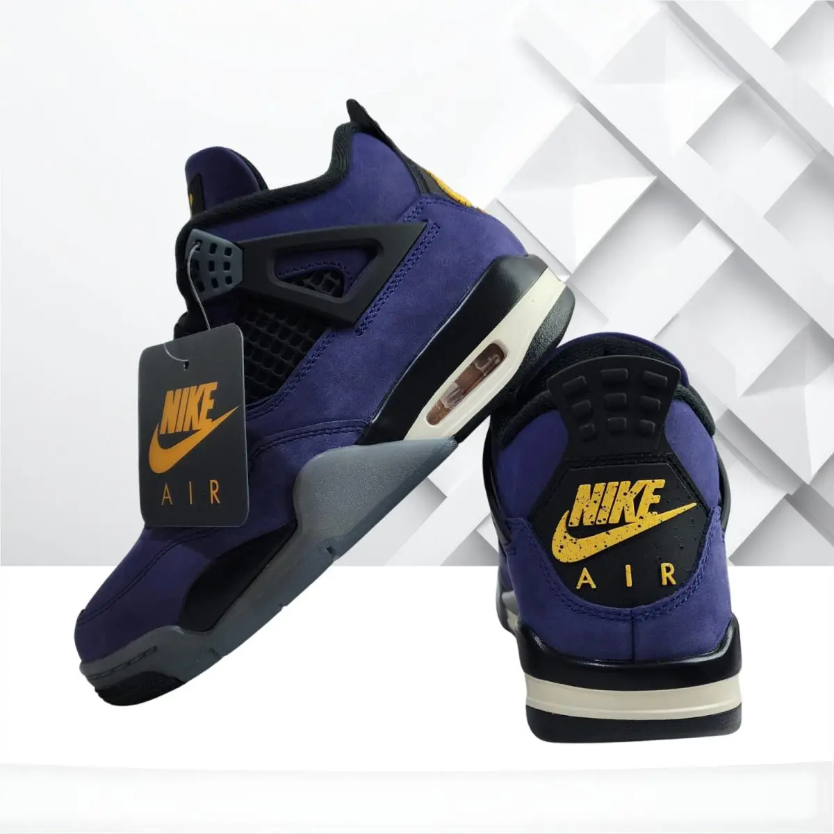 Nike Air Jordan 4 Retro Imperial Purple Lakers Lakeshow FV5029-500 Men 4.5 Wmn 6