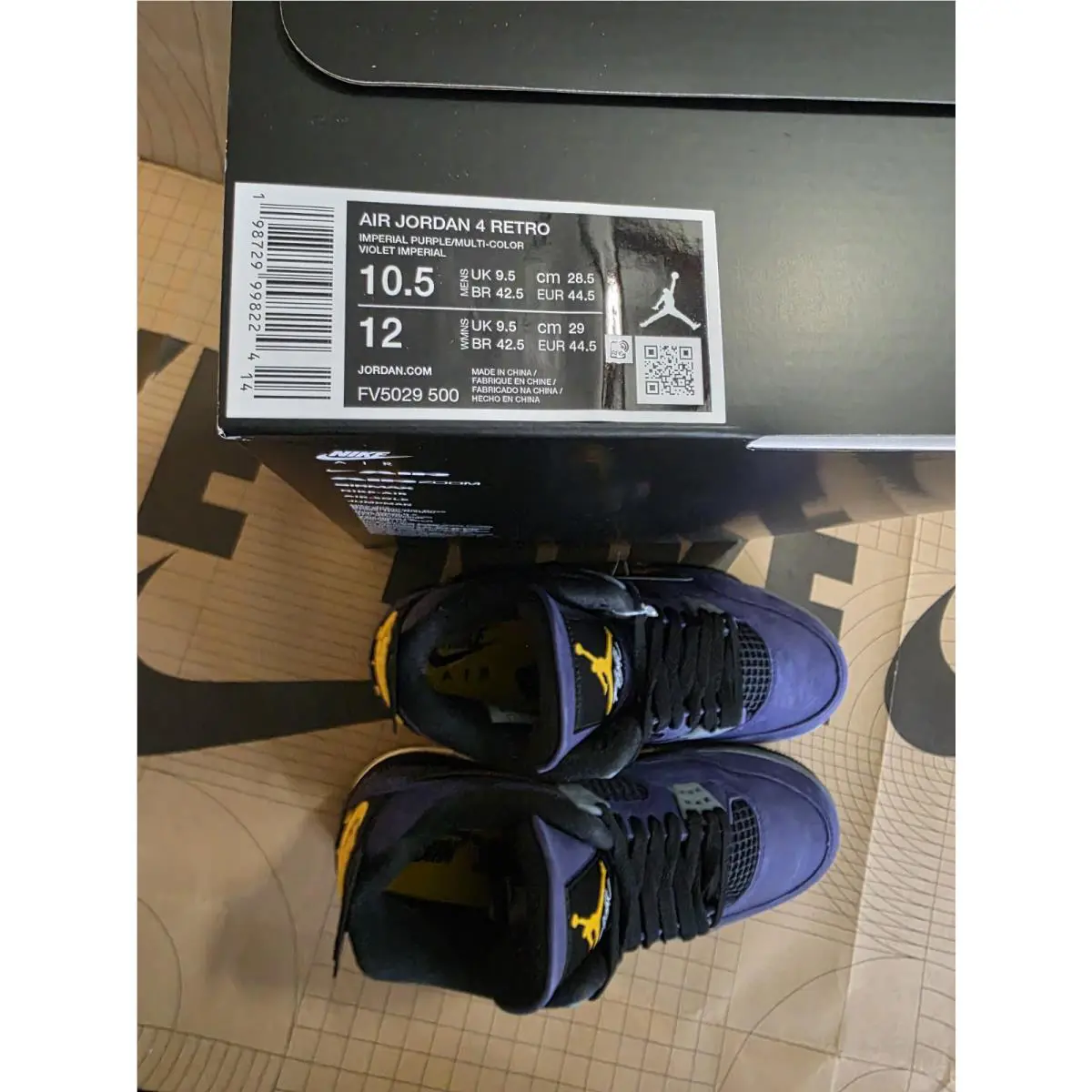 Nike shoes - Air Jordan 4 - Air - FV5029-500 - Purple 6