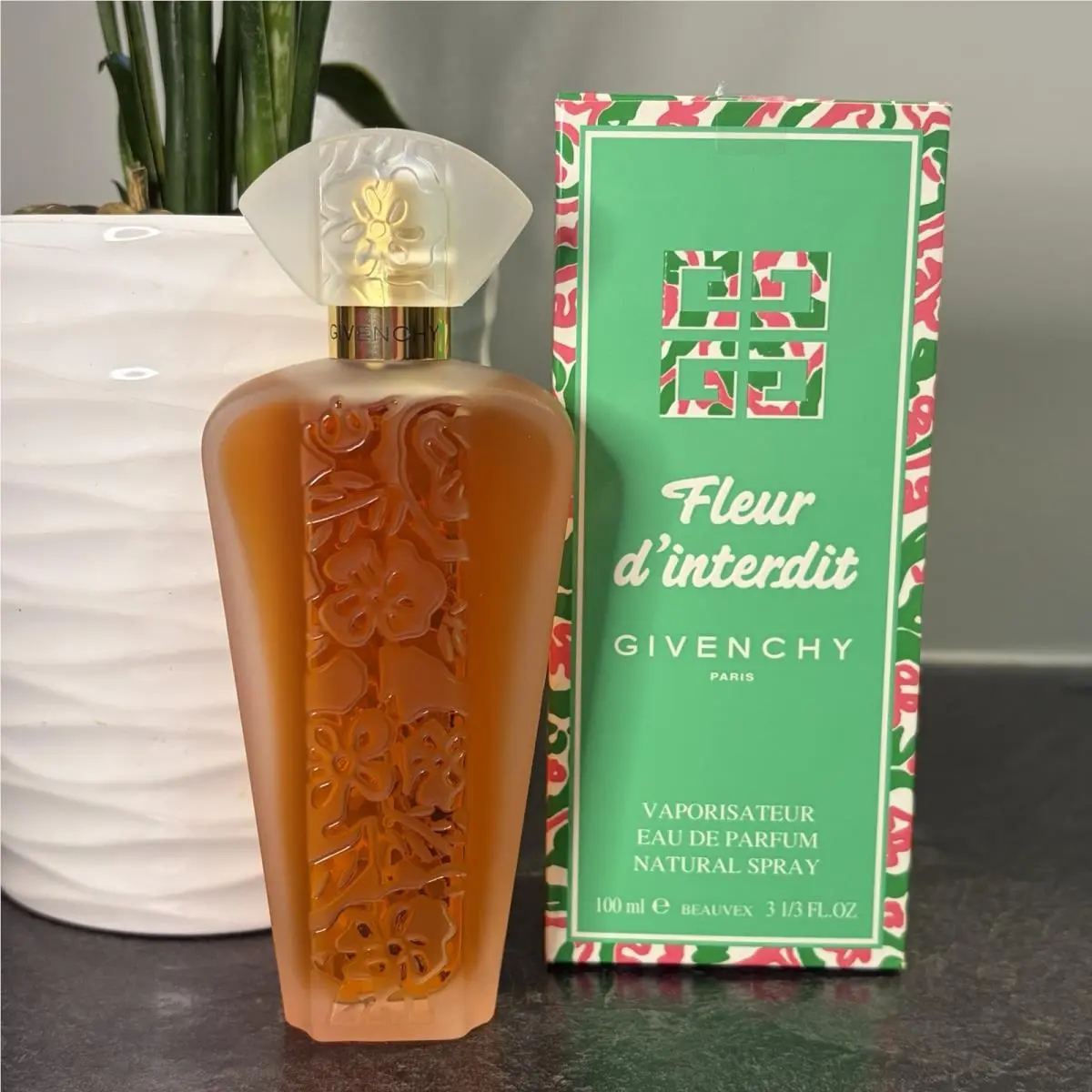 Vintage  Fleur D’interdit Eau de Parfum 100mL 3 1/3 oz Spray Perfume by Givenchy